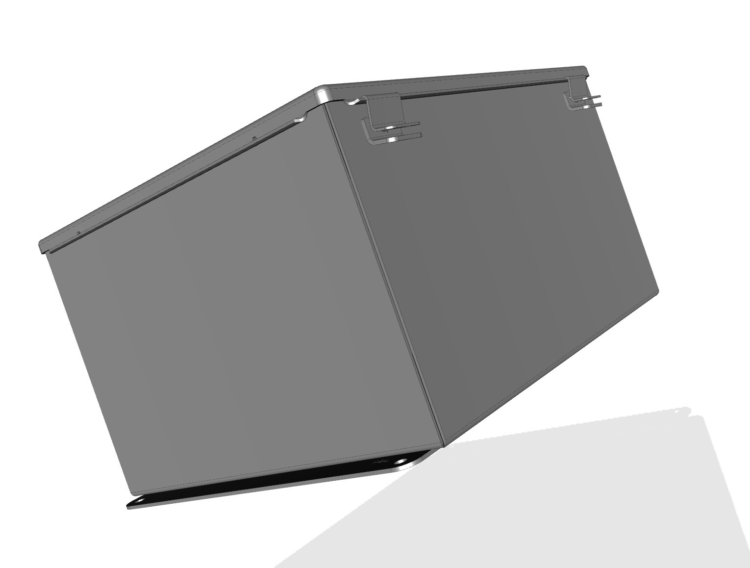 Hoffman A14128CH CARBON Steel Junction Box – Gray / NEW