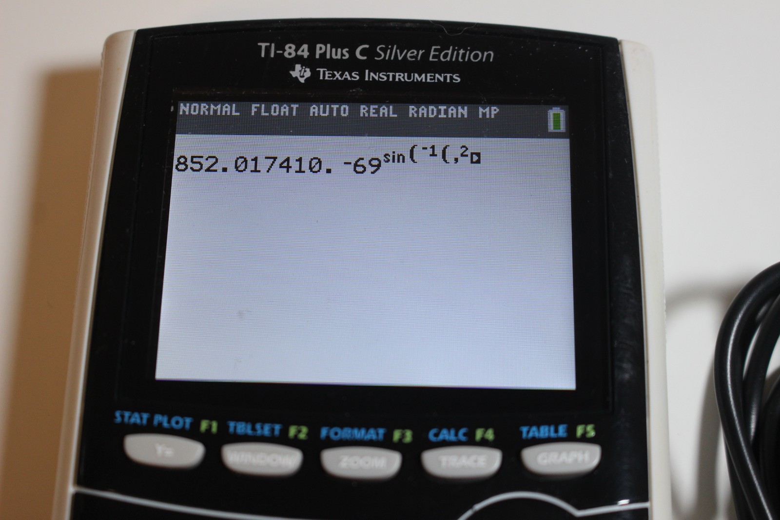 Texas Instruments TI-84 Plus C Silver Edition Graphing Calculator – Working