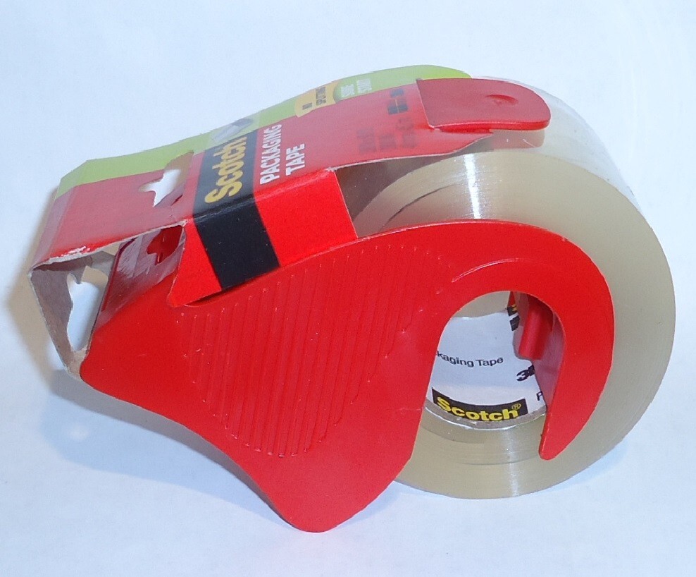 1 Pack 3M Scotch Clear Tape & Dispenser 1.88″ x 50 yd (6 Rolls/Pk Total 6 Rolls)