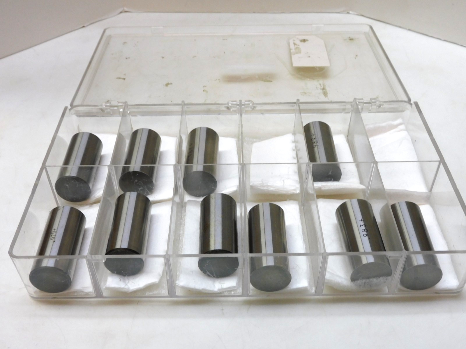 No Name Gage Pin Set Sizes .979 – .989 (Missing .988) Lot of 10