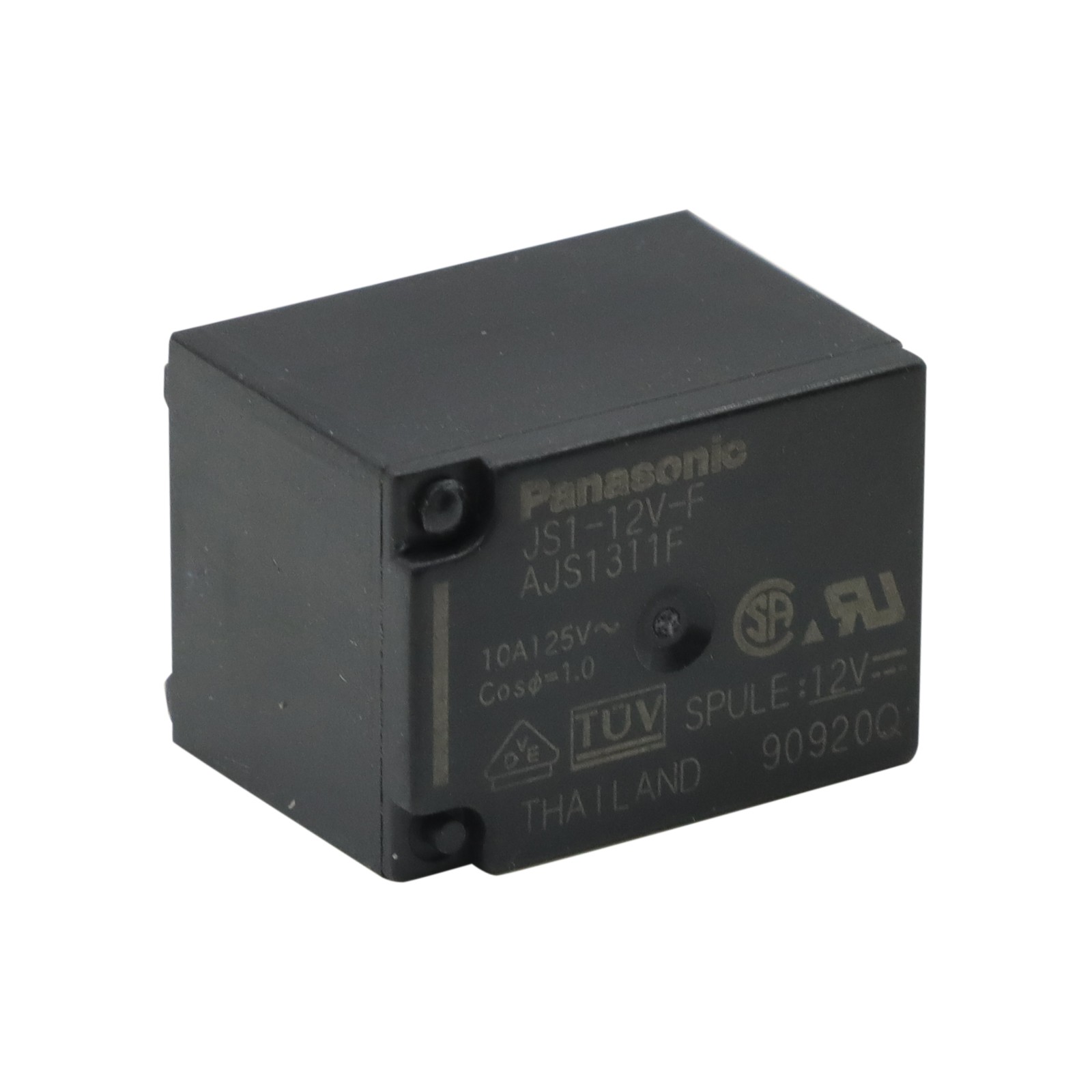 5PCS For PANASONIC JS1 12V F Type JS Relay AJS1311F 12 VDC SPULE 20613Q 10AMP