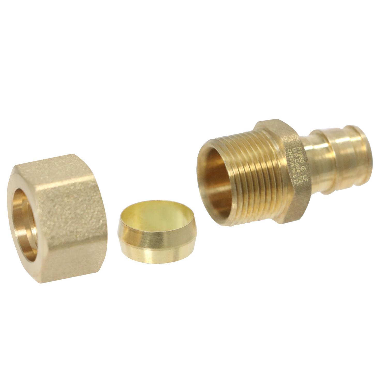 25) 1/2″ Pex A x 5/8 OD Straight Adapter F1960 Expansion For Uponor Sioux Chief
