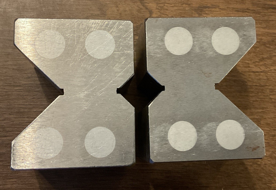 2 Blocks Value Collection V-Block 90° Angle Magnetic Aluminum Alloy 2″ x 2-3/8″