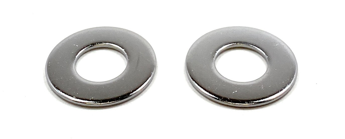 (50) 3/8″ Chrome 18-8 Stainless Steel Flat Washer 7/8 OD – Chrome Flat Washers