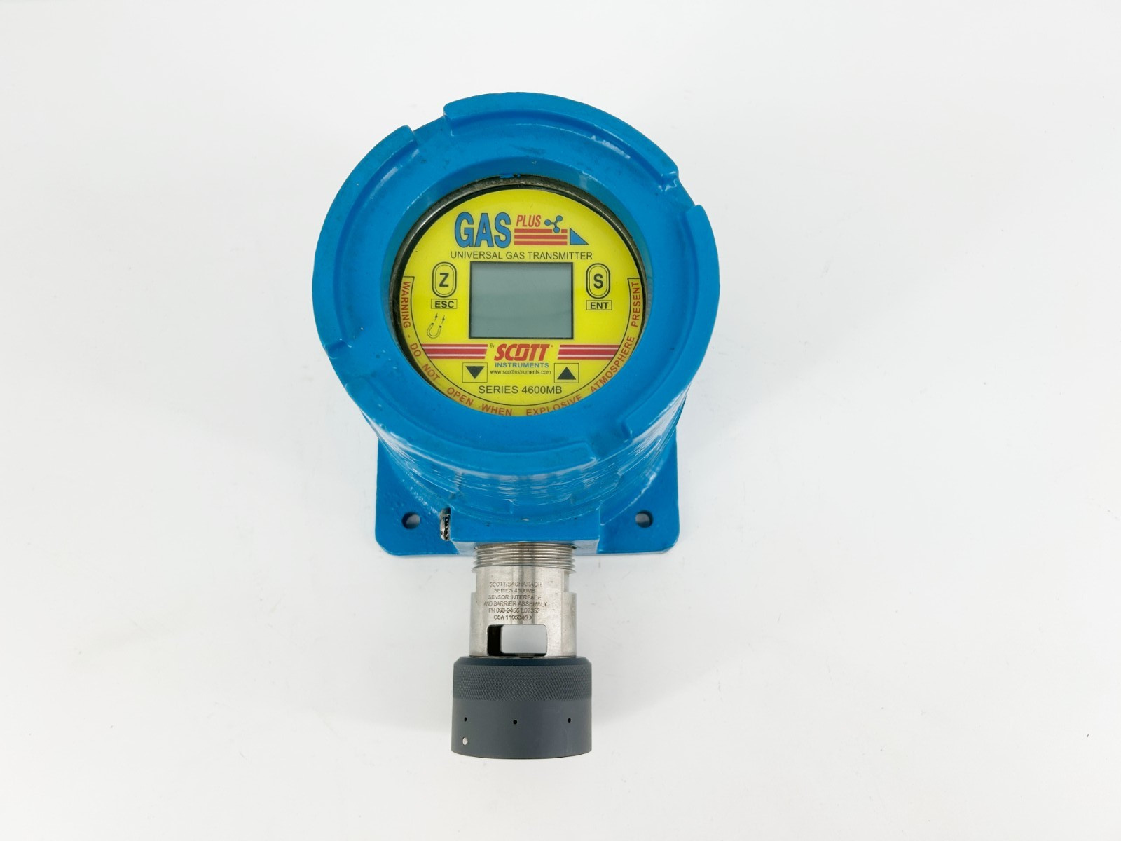 New Scott 4600MB Universal Gas Transmitter w/ H2S Sensor 24VDC – No Box