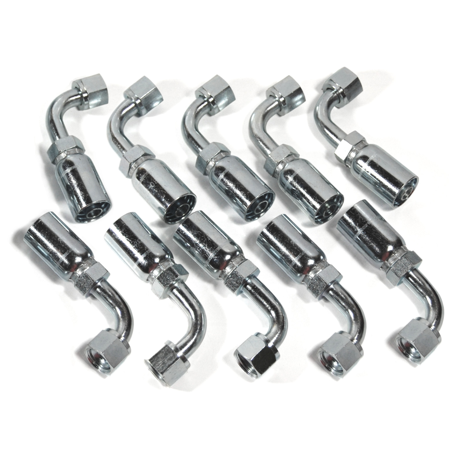 (Lot of 10) FJX90-10-10 | 5/8″ x 5/8″ JIC Female Swivel 90° Fittings – 10U-670