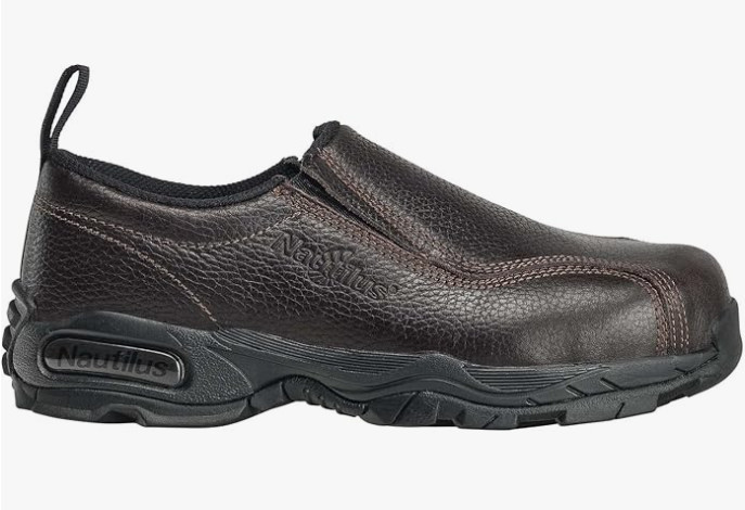 Nautilus Safety Footwear Slip-On ESD N1620 Men’s Safety Toe Work Shoes, 8.5 D