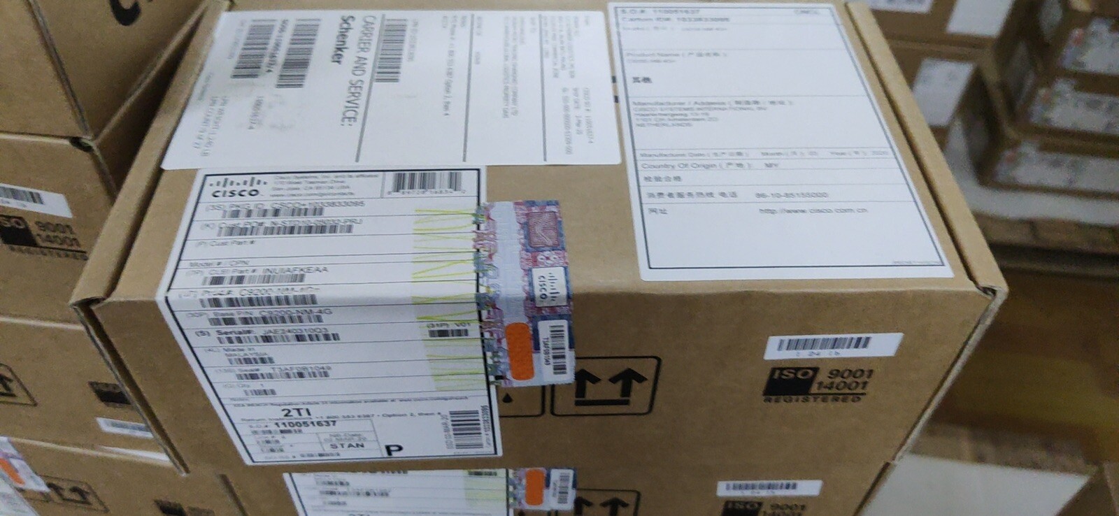 Cisco original sealed, C9200-NM-4G=, Catalyst 9200 4 x 1G Network Module Fedex