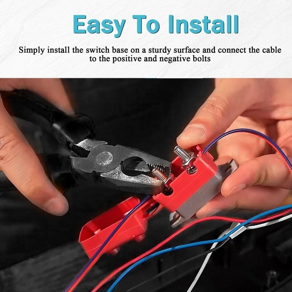 2PCS DC 12V-24V Automatic Reset Circuit Breaker with Cover Stud Bolt, 30A Car