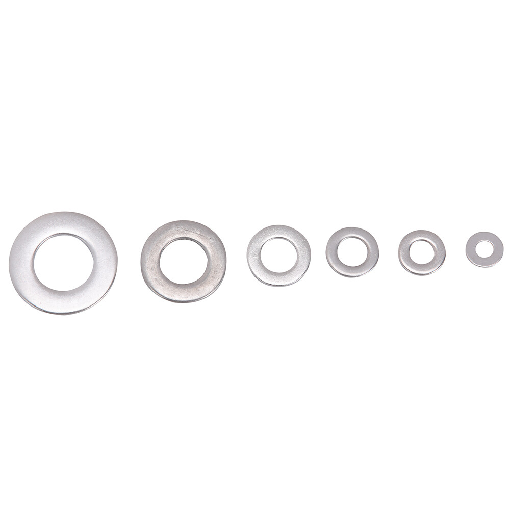 660 Pieces of 304 Stainless Steel Washers Flat Washer Assortment Set Kitc