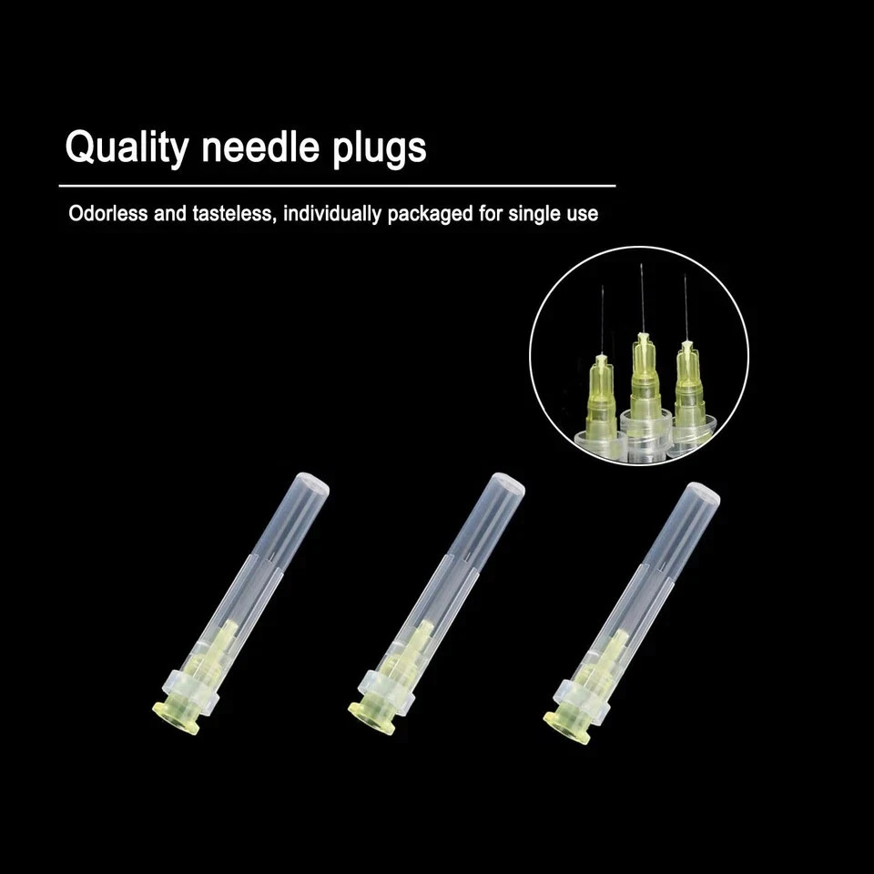 Disposable Luer Lock Needle 30Ga 5/16 Inch 8mm 100Pack(30Ga-5/16IN)