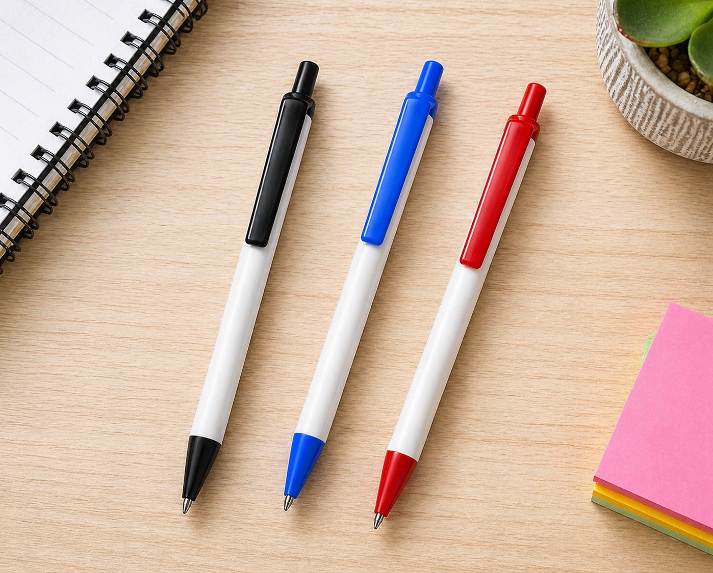 BIC Clic Stic Retro Ballpoint Pens 2 Pack 10 Count Black Blue Red 1.0mm