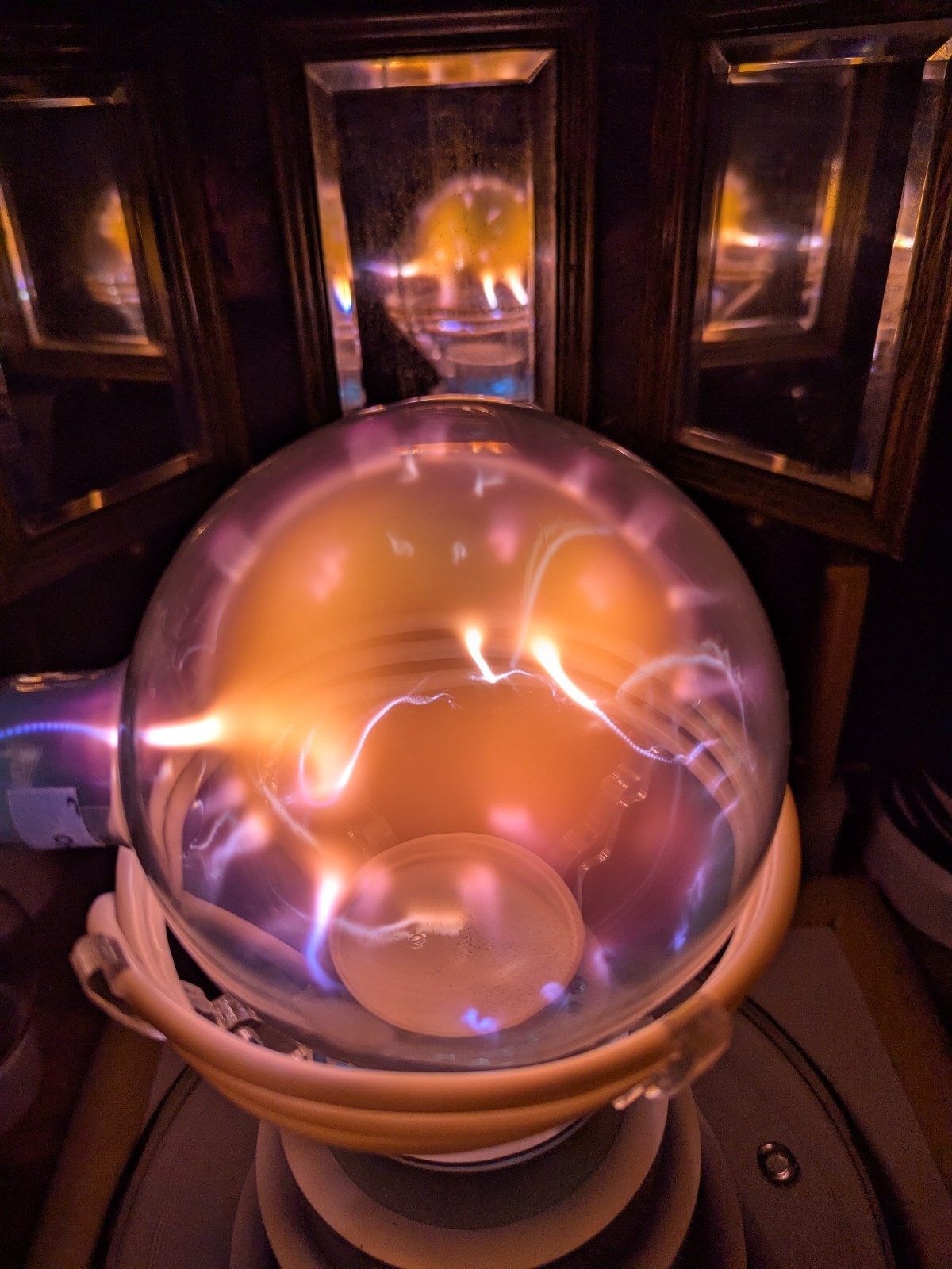 1L Ho/Xe Zerg Labs Experimental TICP Electrodeless Plasma Art Flask