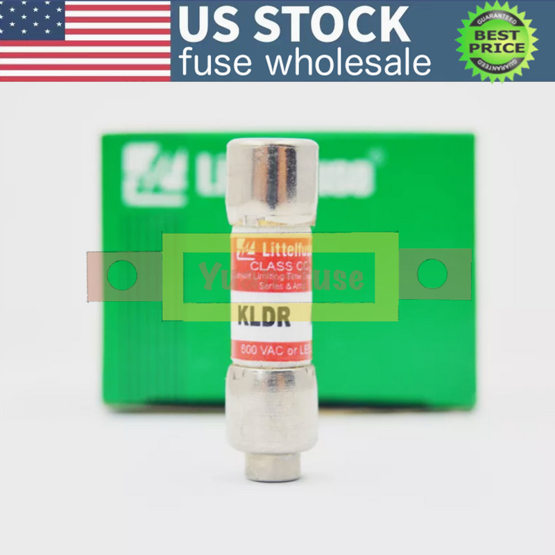 10PCS New Littelfuse KLDR-2 2A 600V Time-Delay Fuse