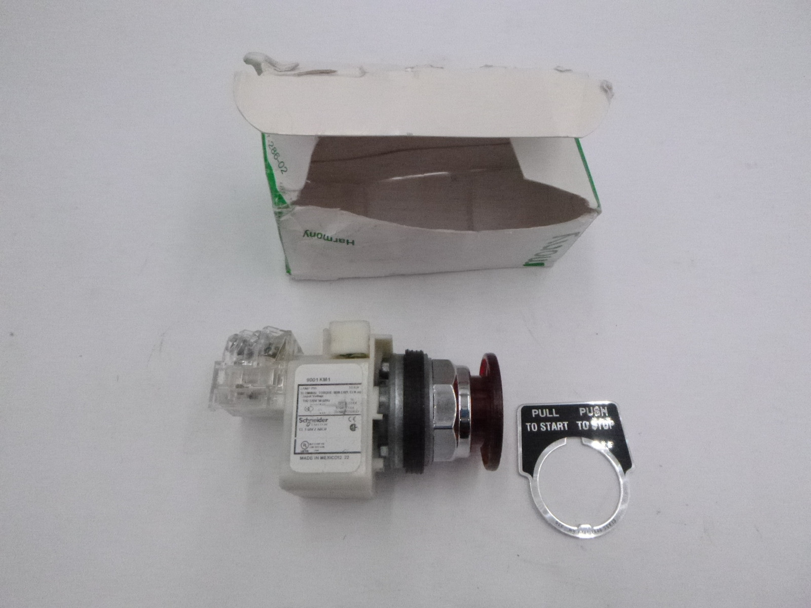 Schneider Electric 9001KR9P1RH13 10A 30MM Push Button 9001 KM1