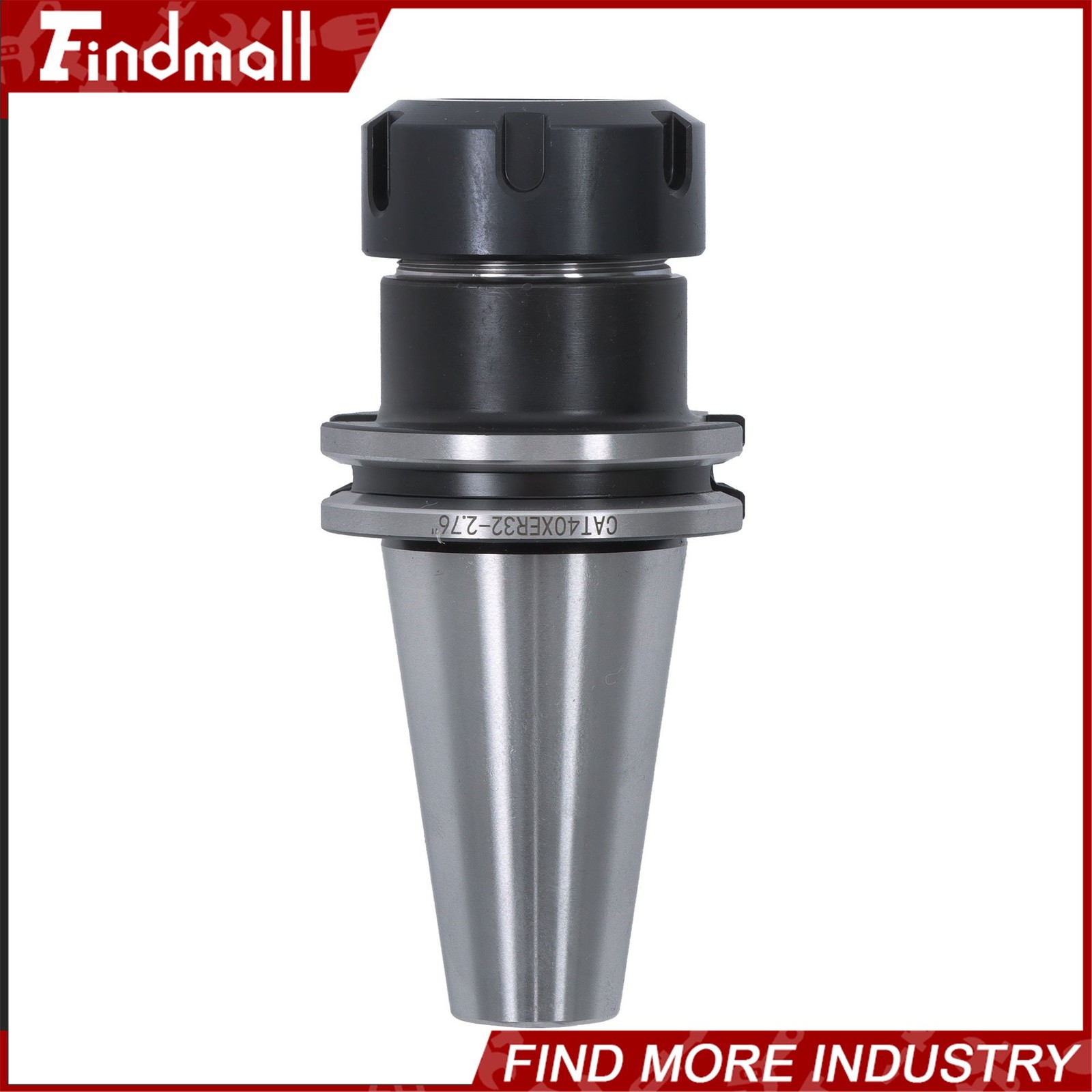 Findmall 10pcs CAT40 ER32 Collet Chuck Set 2.76″ 70mm CNC Milling Tool Holder