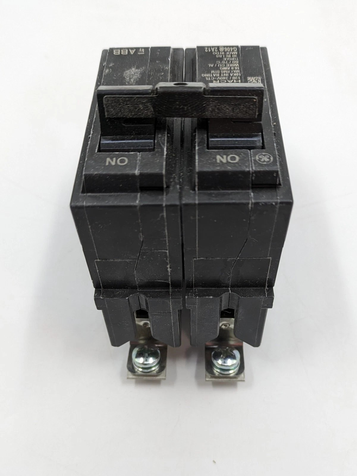 ABB THQB2130 2-Pole 30A Circuit Breaker 120/240V Bolt-on Double Pole
