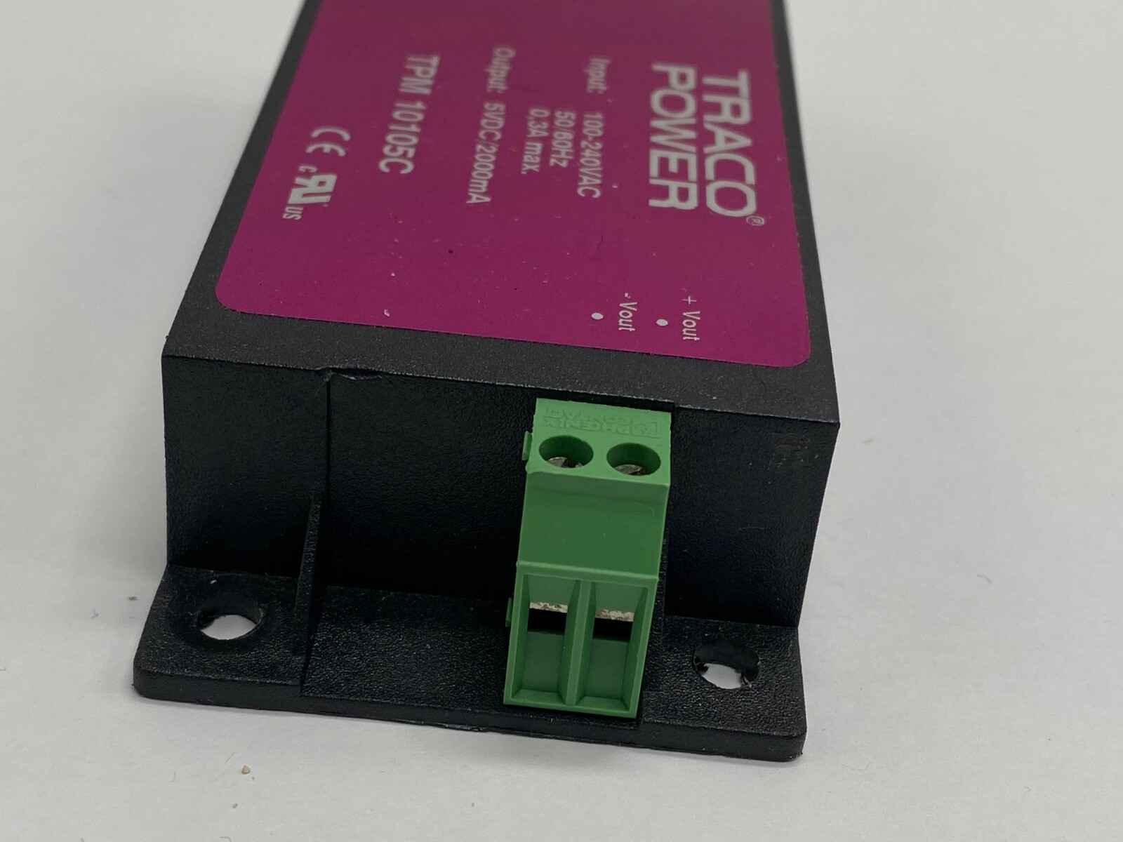 TracoPower switching encapsulated power supply TPM10105C +5vdc output