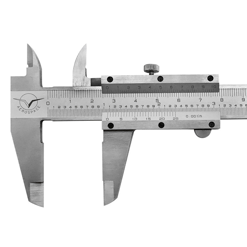 .001″/.02MM 6″ Precision Vernier Caliper Graduation Thumb Lock Hardened SS Steel