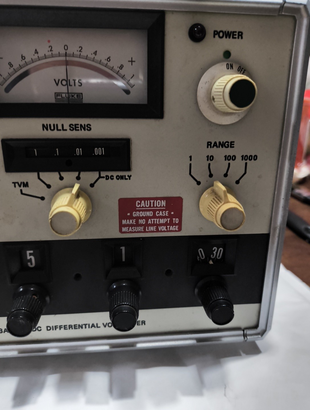 Fluke 893A AC-DC Differential Voltmeter – 1 Each