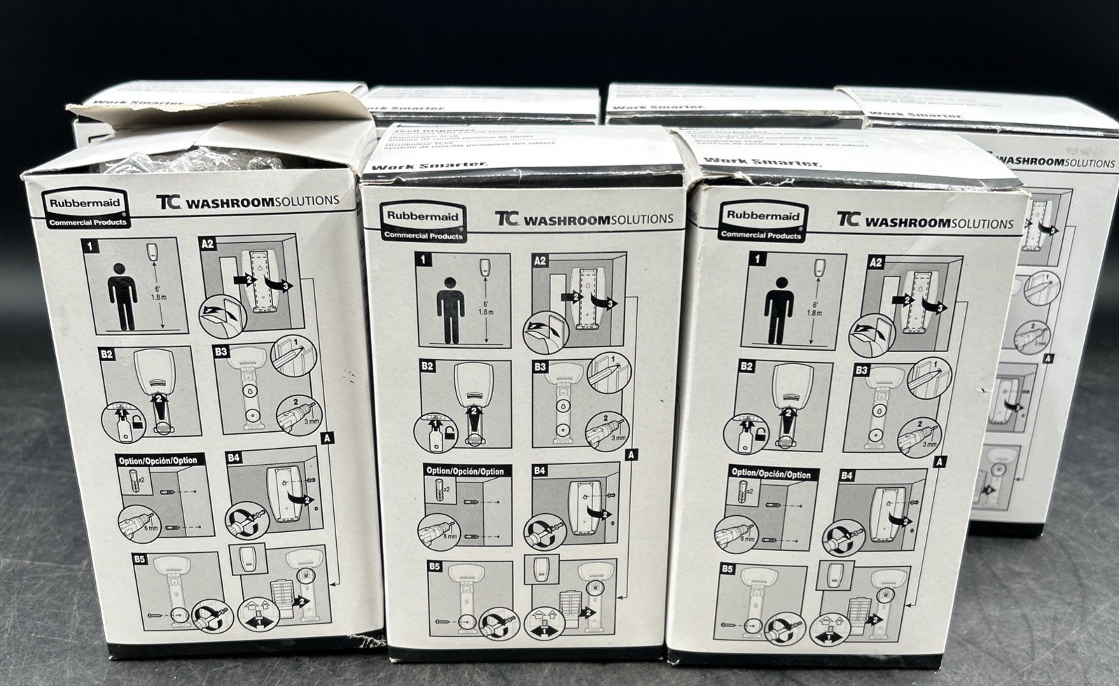 *7 PK* Rubbermaid Commercial Products 1793547 TCell Automated Odor-Controlling
