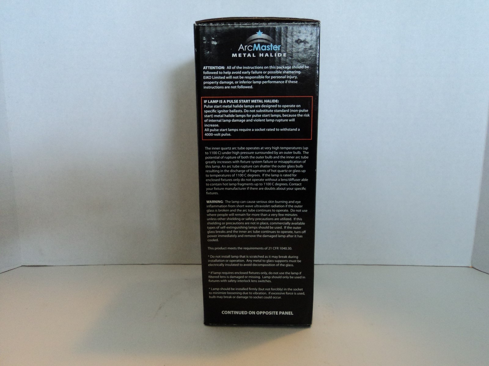 Eiko ArcMaster Metal Halide 250 Watts, 1000 Hours, 3700 K Bulb Fast,Free Ship
