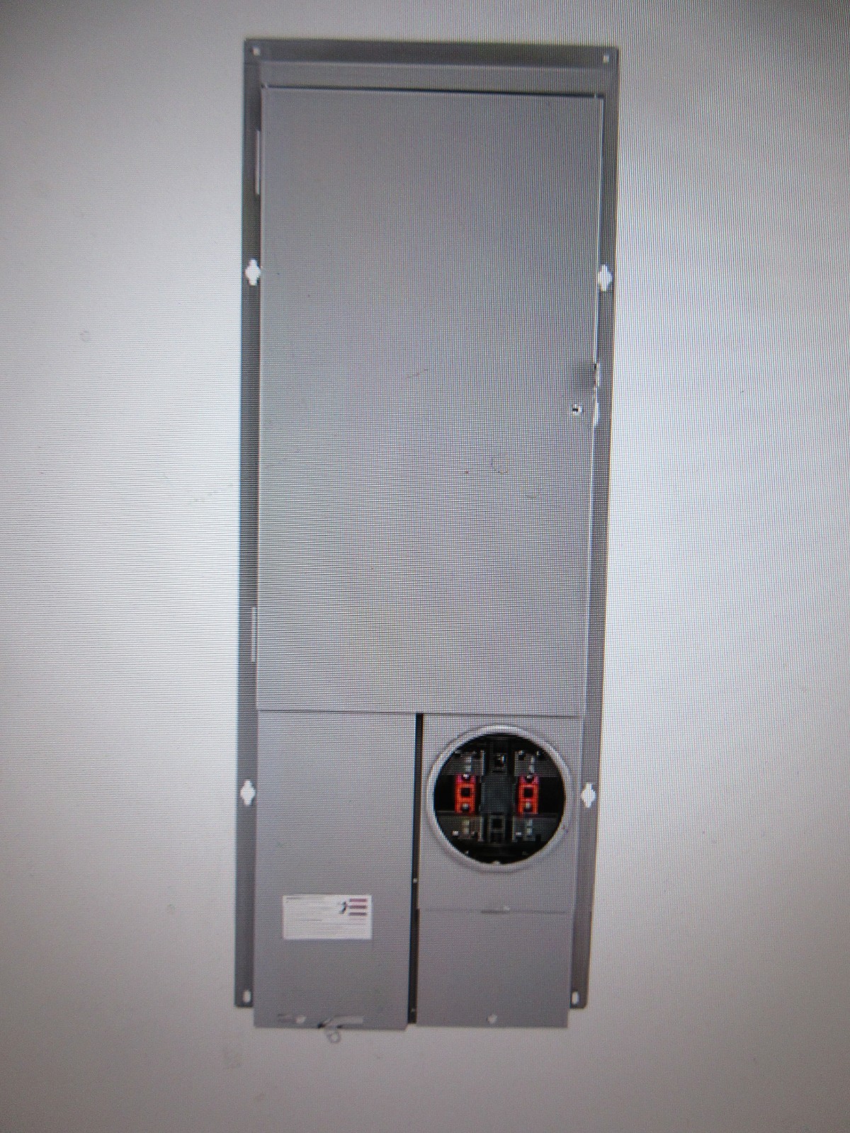Leviton 200 Amp 40-Space, 40-Circuit Outdoor All-In-One Meter Main Solar Ready