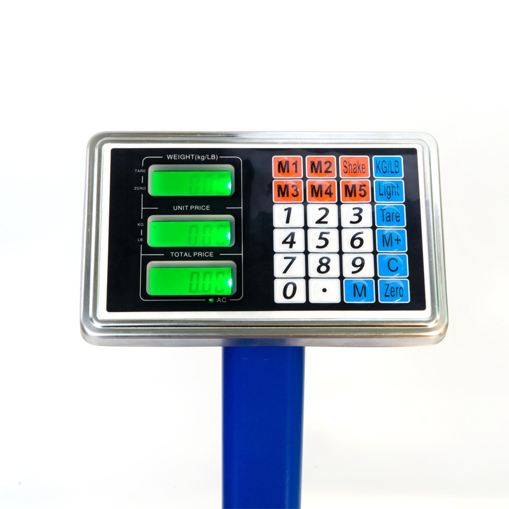 300kg 661lb Digital Platform Scale Heavy Duty Commercial Postal Shipping Scales