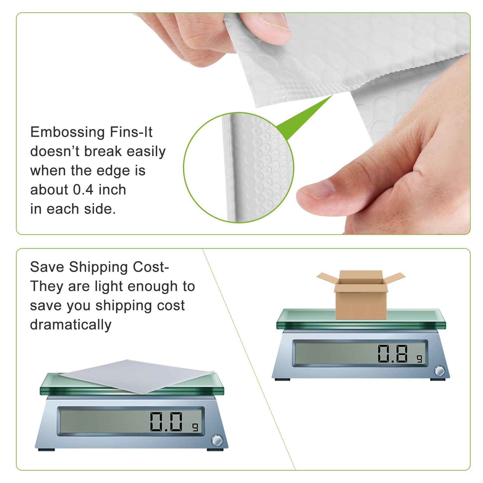 #00 15 PCS 6×9 Inches Poly Bubble Mailers, Padded Envelopes Bags