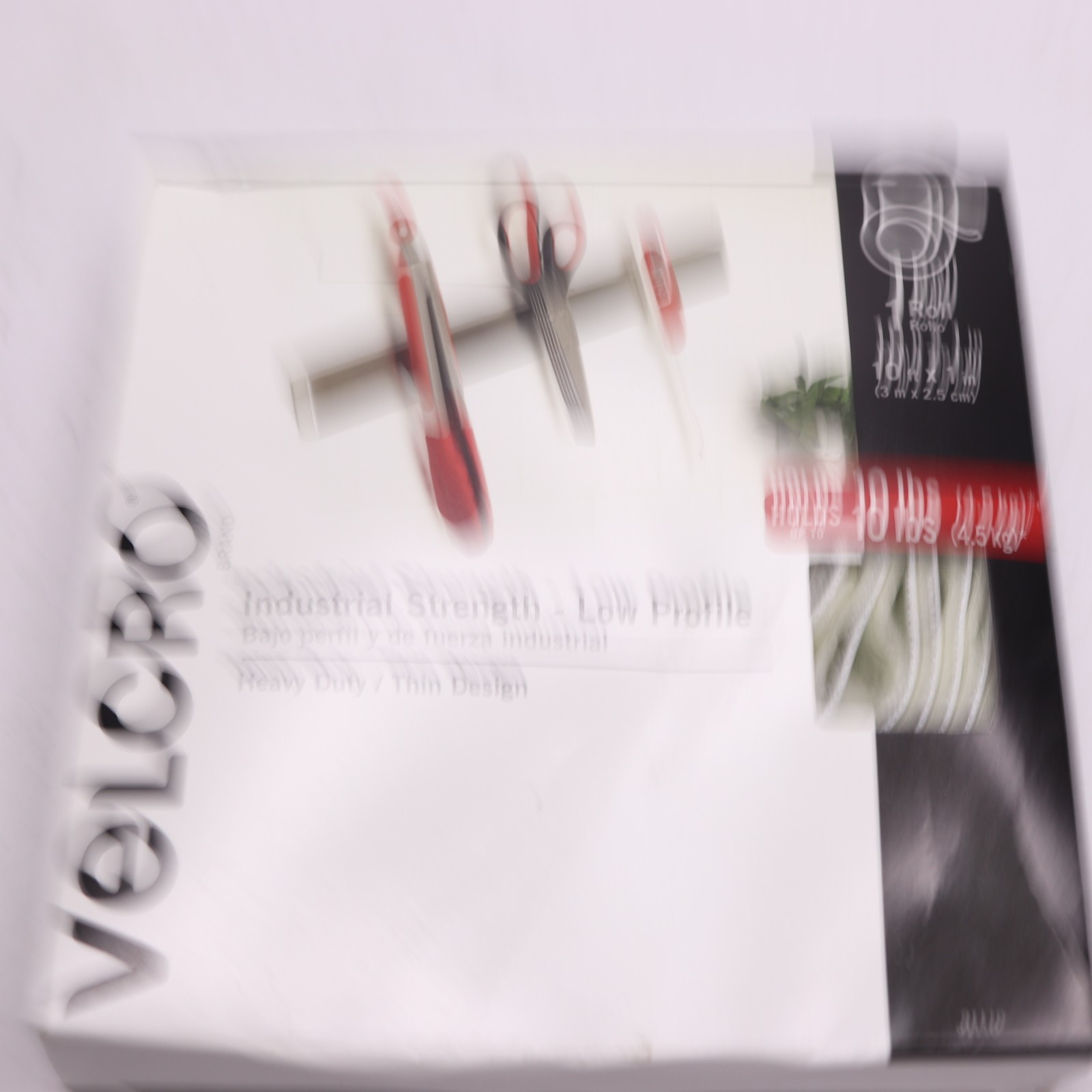 VELCRO(R) Indoor/Outdoor Heavy Duty Fastener White Holds Up To 10lbs 10ft x 1