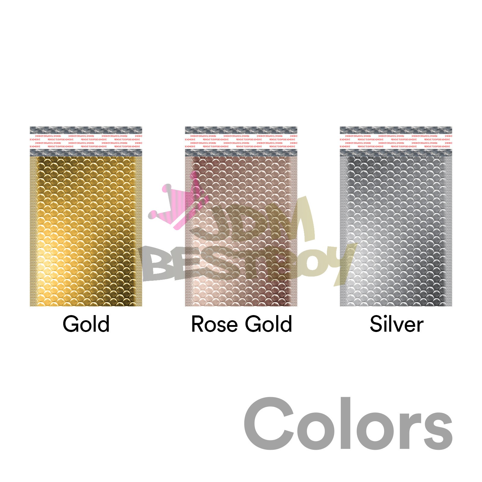 ANY SIZE Metallic Gold Poly Bubble Padded Mailers Shipping Envelopes Bag Kraft