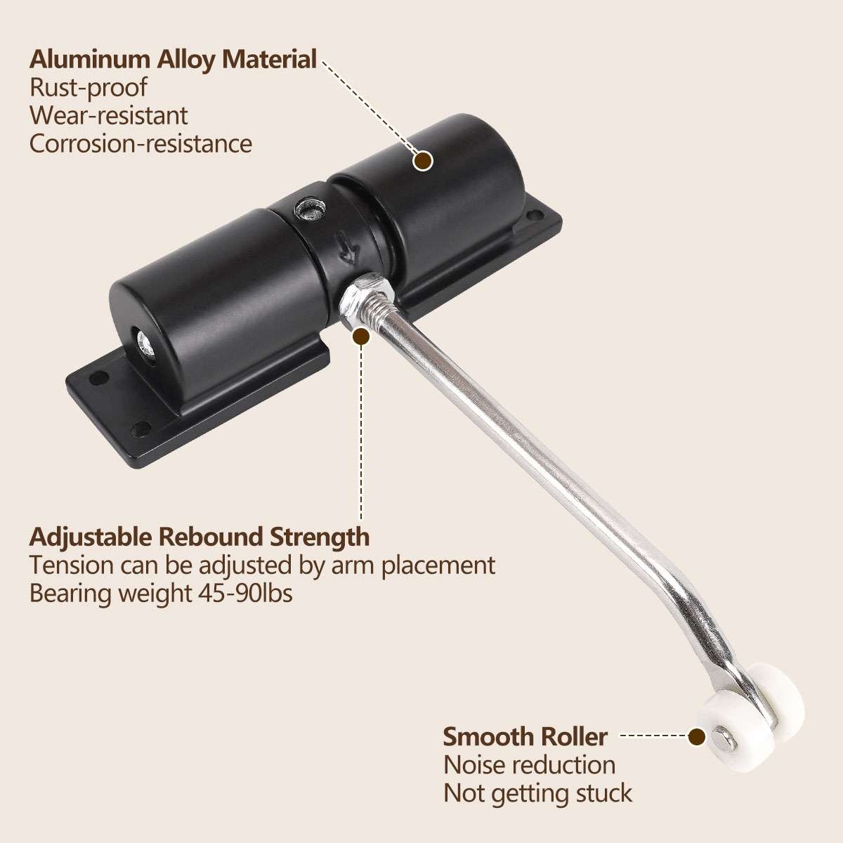 Automatic Door Closer Safety Spring Door CloserDoor Closer for Door Self new
