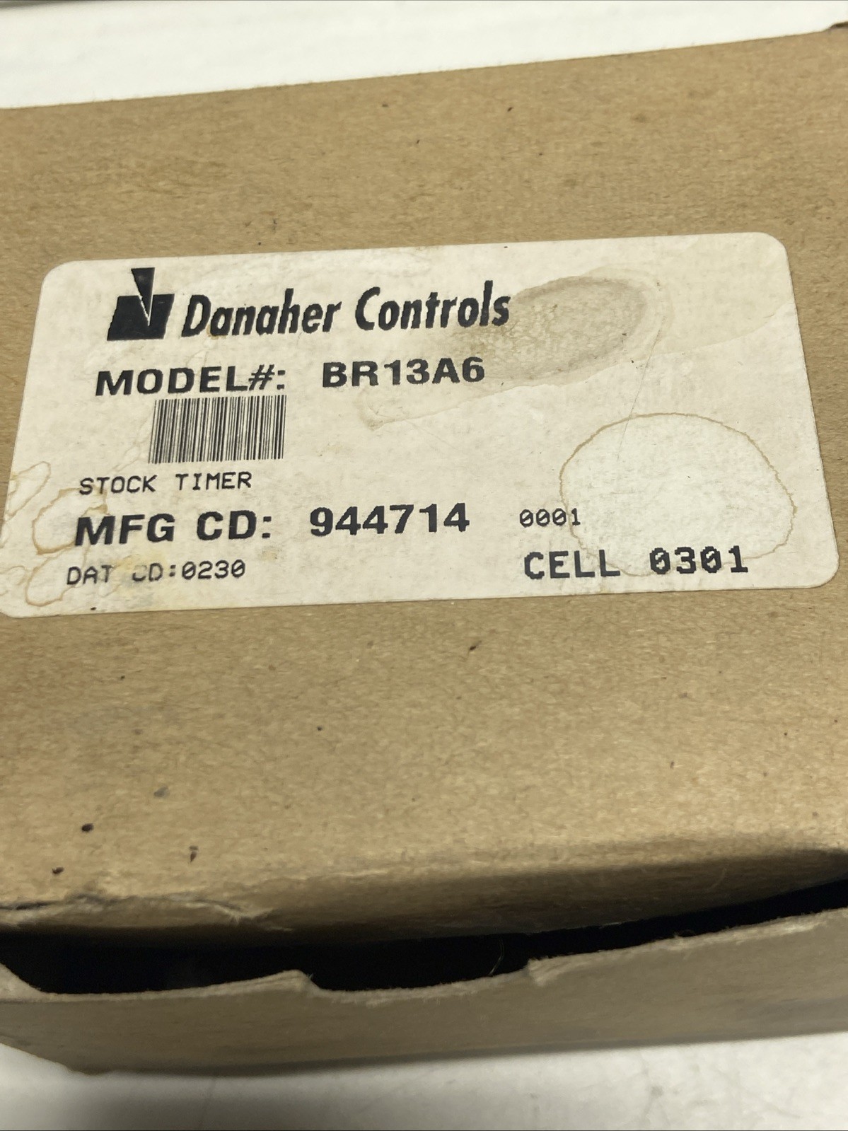 Eagle Signal Controls BR13A6 Time Delay Relay 0-15 Seconds 10A 1/3HP 125-250VAC