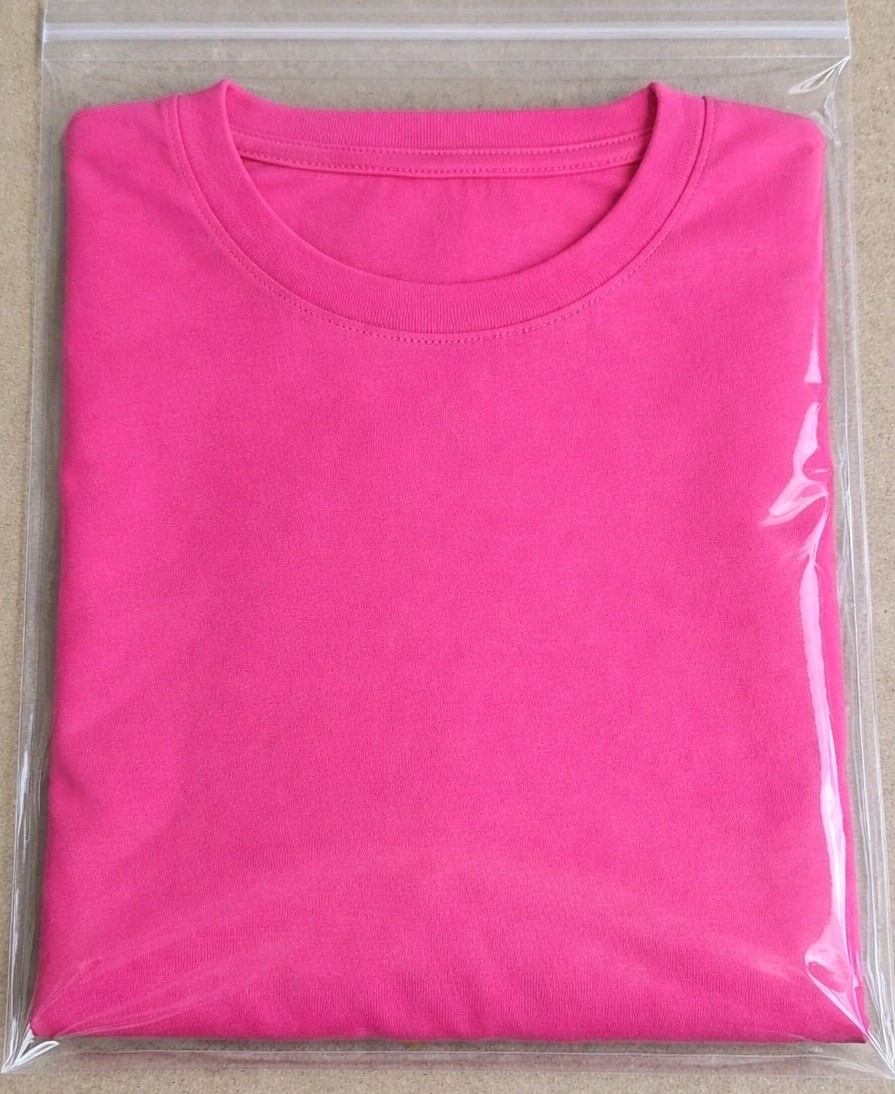 250 Clear Cello Bags 10×13 Resealable Cellophane OPP Poly T-Shirt Bag 1.2 mil
