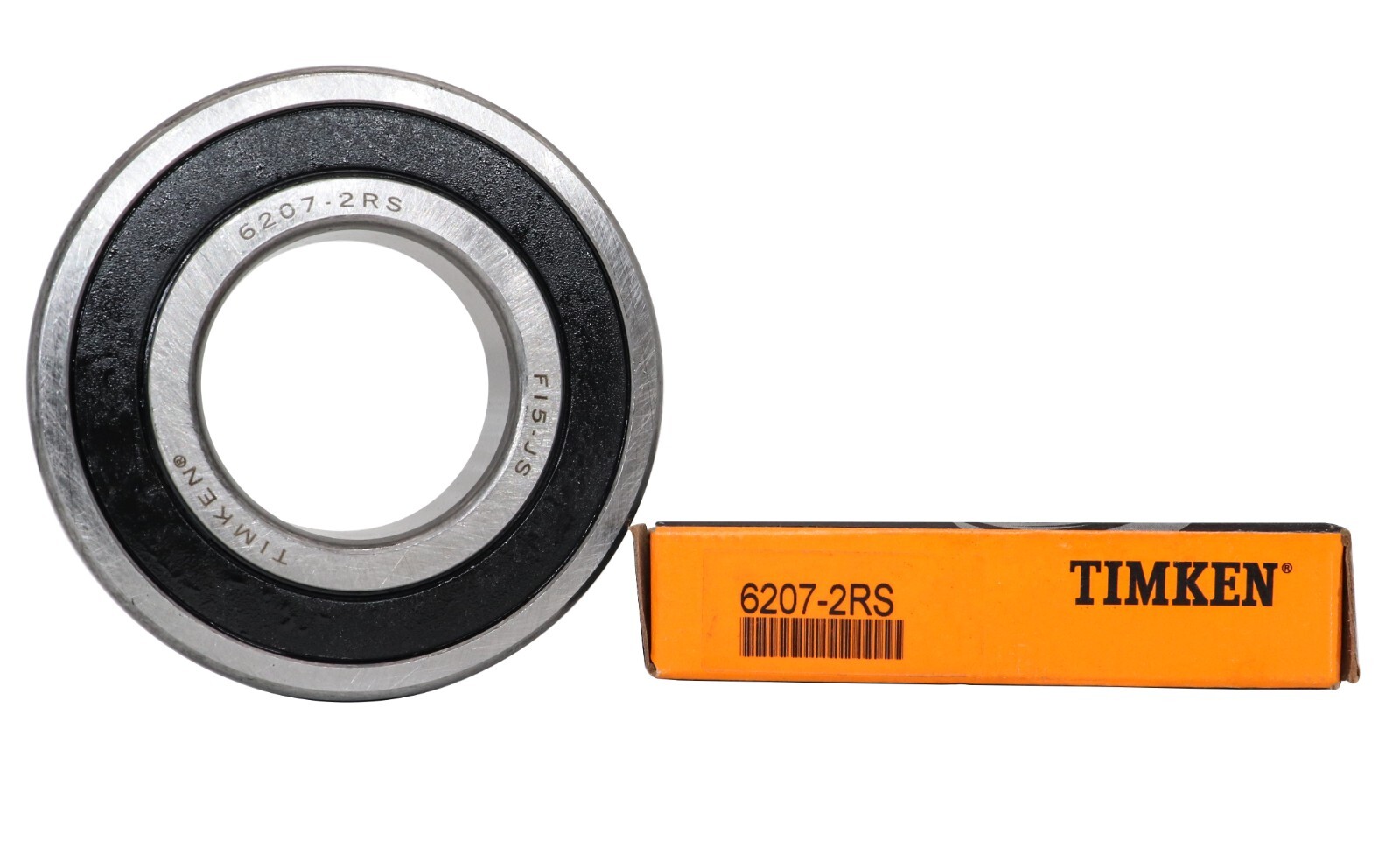 2PACK TIMKEN 6207-2RS 35X72X17MM Double Rubber Seal Bearings 6207RS