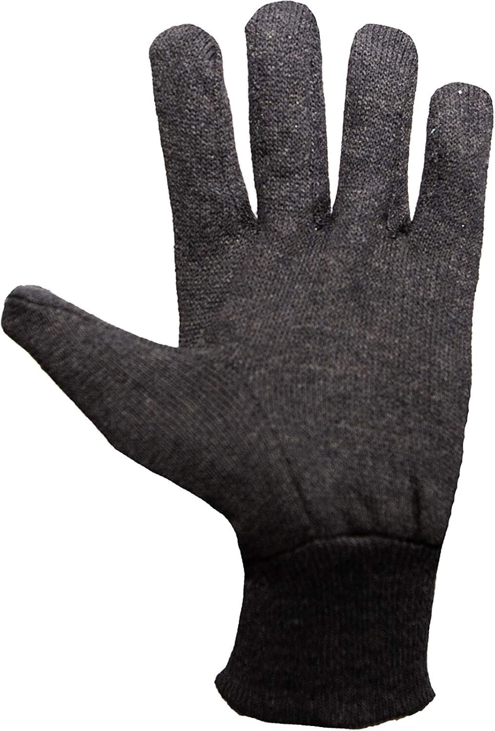 G & F 4408 9OZ. Brown Jersey Gloves, Heavy Weight. Sold by 12-Pair Pack