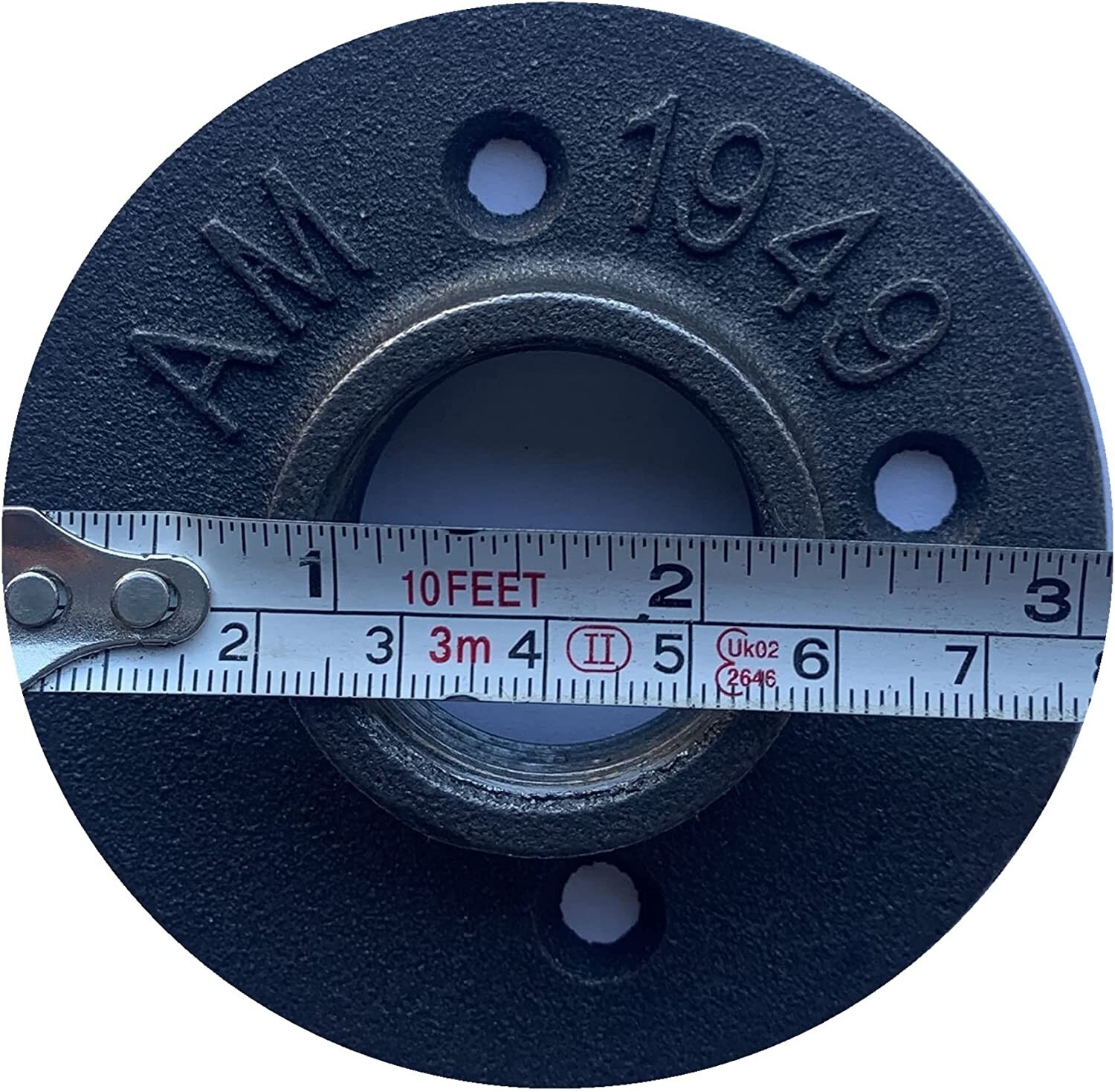 10Pk 1 Inch Floor Flange Pipe Malleable Cast Iron For Threaded Wall BSP Hole