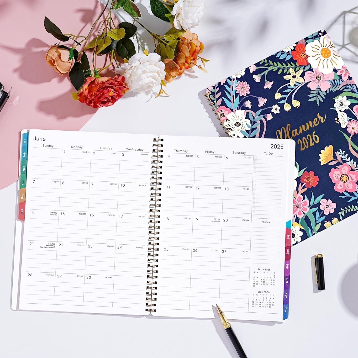 2026 Planner – 2026 Planner Weekly and Monthly from Jan. 2026 – Dec. 2026, Calen