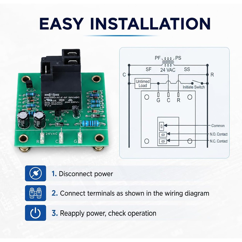 Fan Blower Control,HVAC Furnace Blower Control Board For 42-22515-01 8201-056