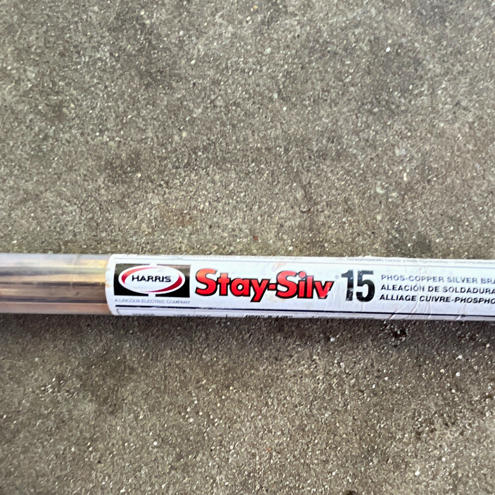 12 sticks Harris Stay-Silv 15 Silver Brazing Rod Phos-Copper 14 in