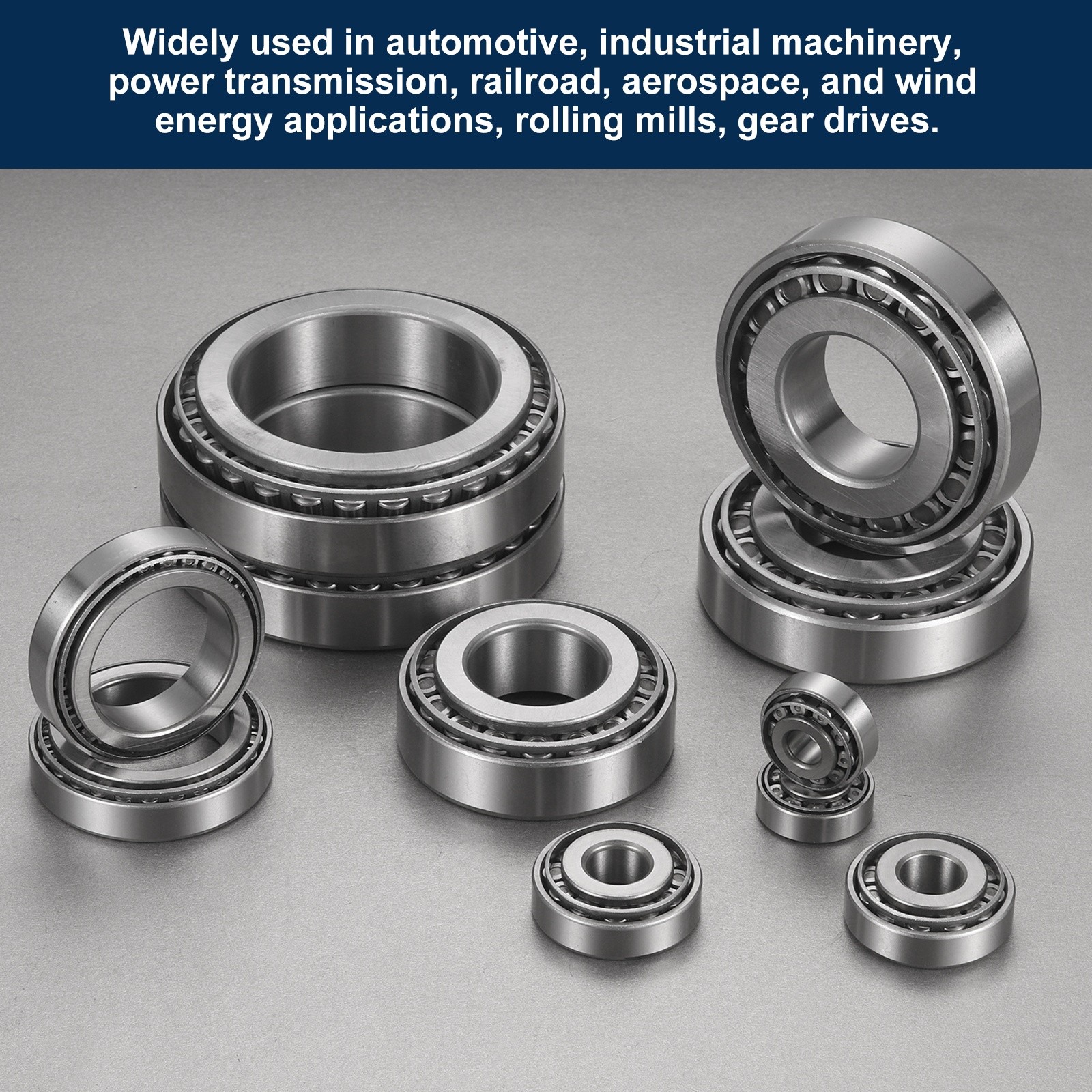 2Set 33006 Tapered Roller Bearing Cone and Cup with Gloves, 30mm Bore x 55mm OD