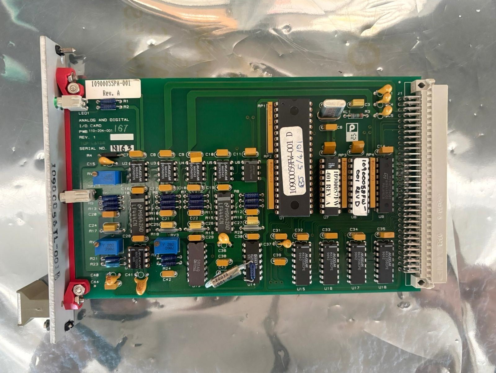 NAUTRONIX PWB 110-204-001 ANALOG AND DIGITAL CARD Fast Shipping