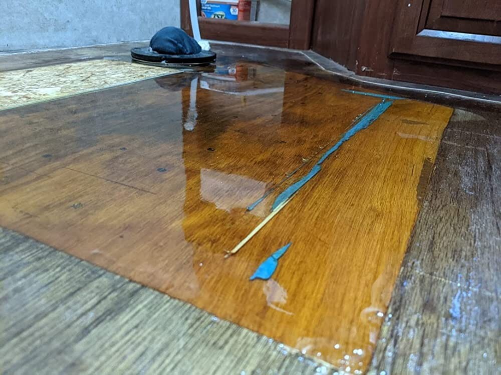 EPOXY RESIN GLUE 4 RV PANEL DELAMINATION REPAIR W/ SYRINGE/HOSE FOAM SAFE 1.5Gal