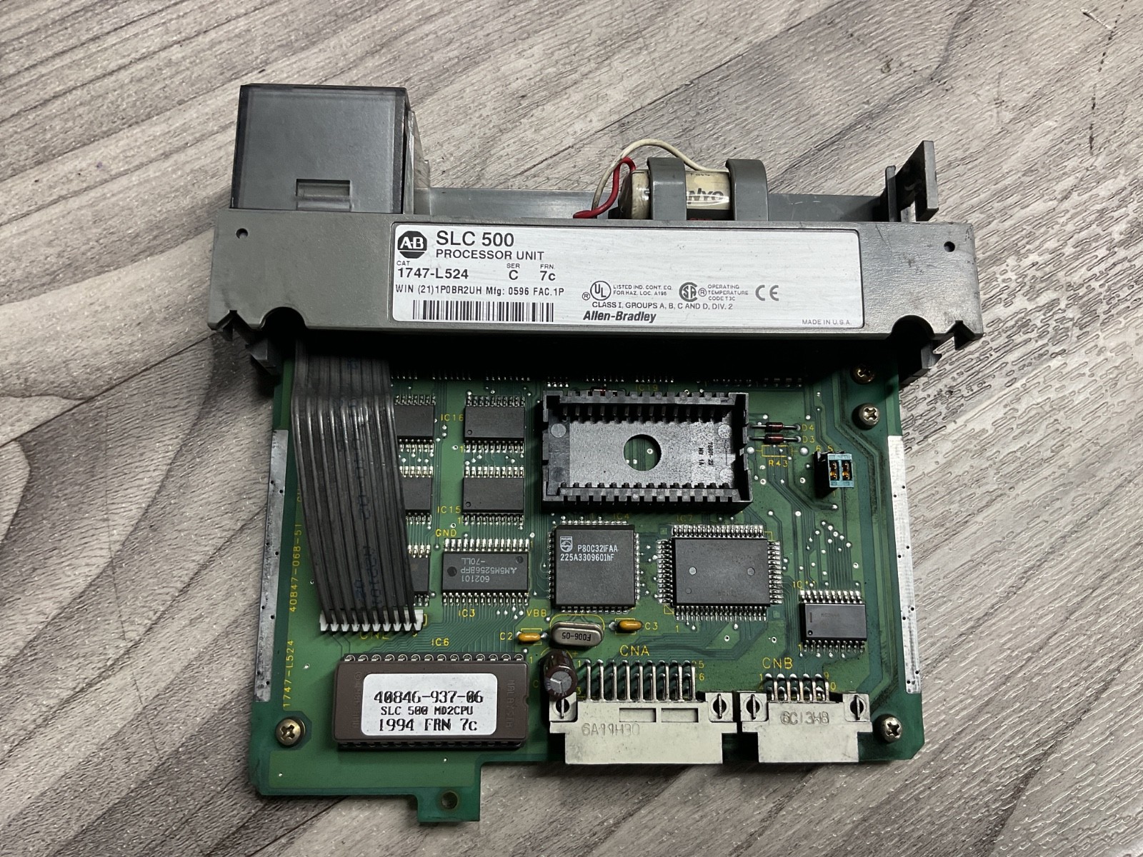 Allen Bradley 1747-L524 SLC 500 Processor Unit Controller Module #301IZ76