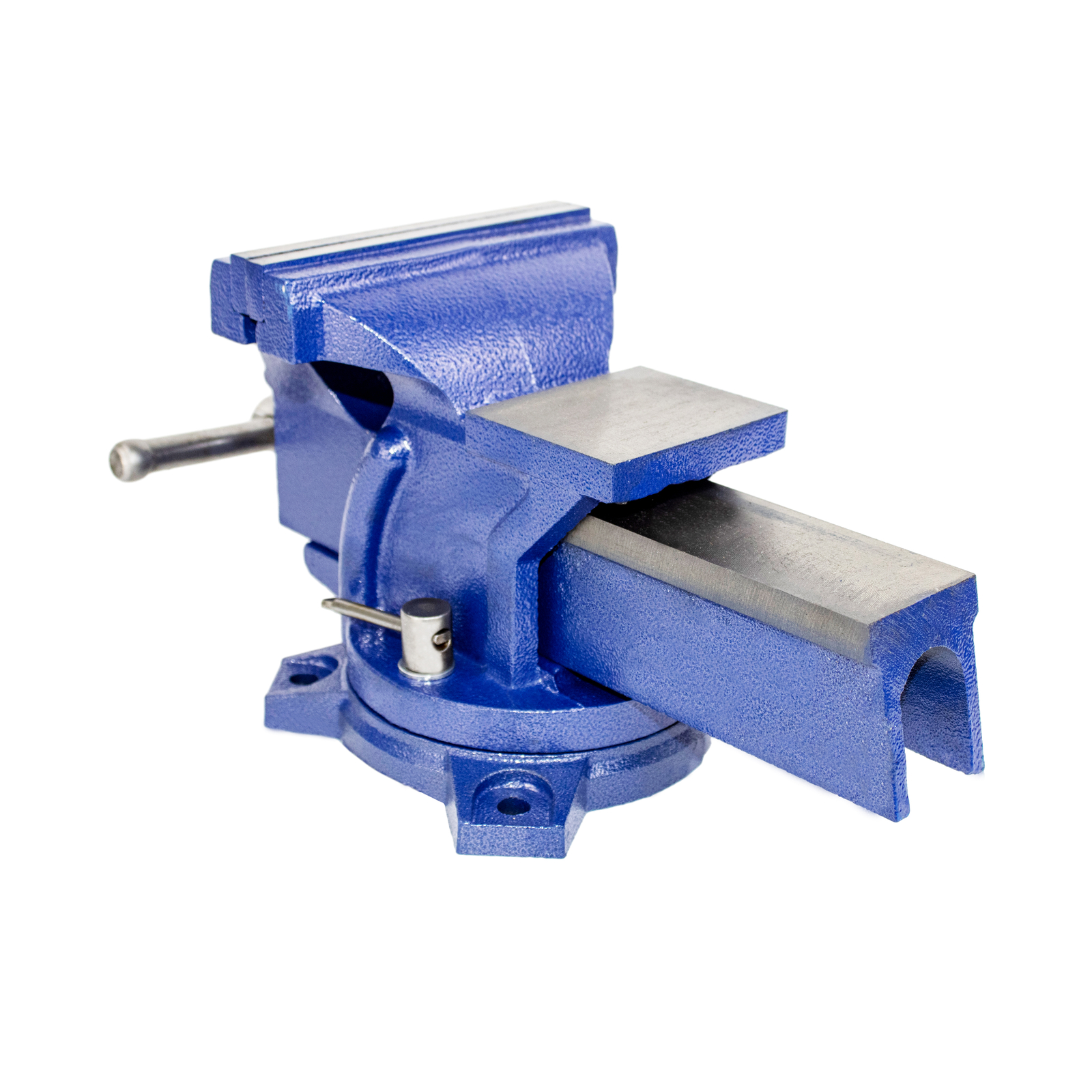 HFS(R) 4″ Heavy Duty Bench Vise – 360 Swivel Base With Lock