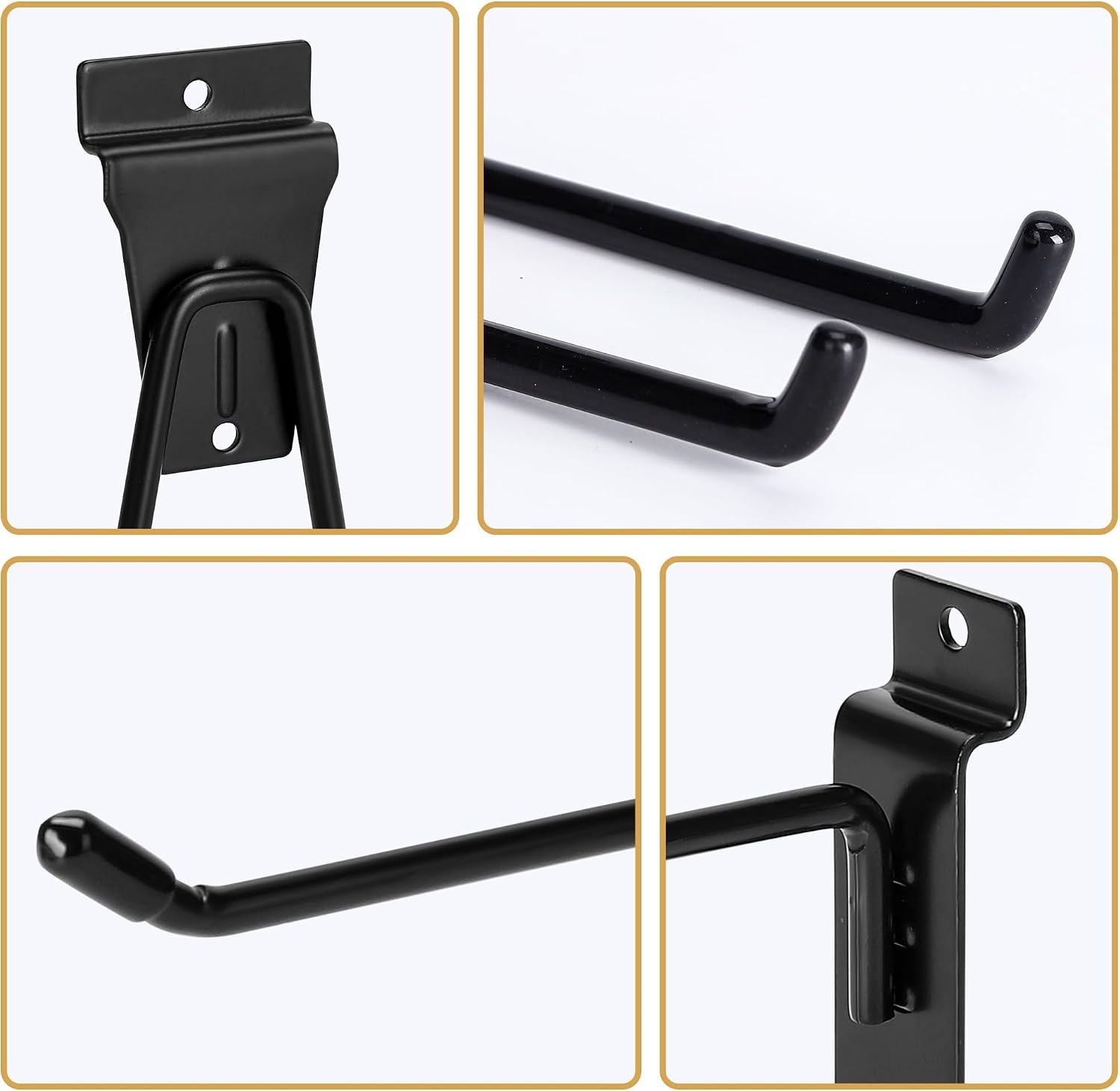 Heavy-Duty Slatwall Baskets & Hooks Slatwall Accessories Standard Slatwall