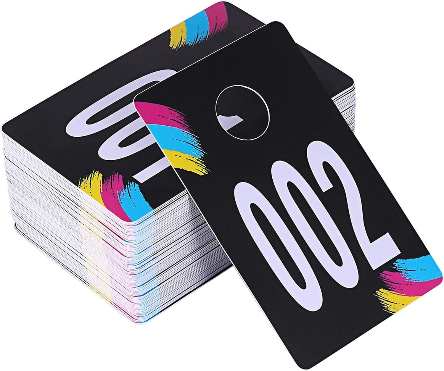 Live Plastic Number Tags, Normal and Reverse Mirror Image Coat Room Checks fo…