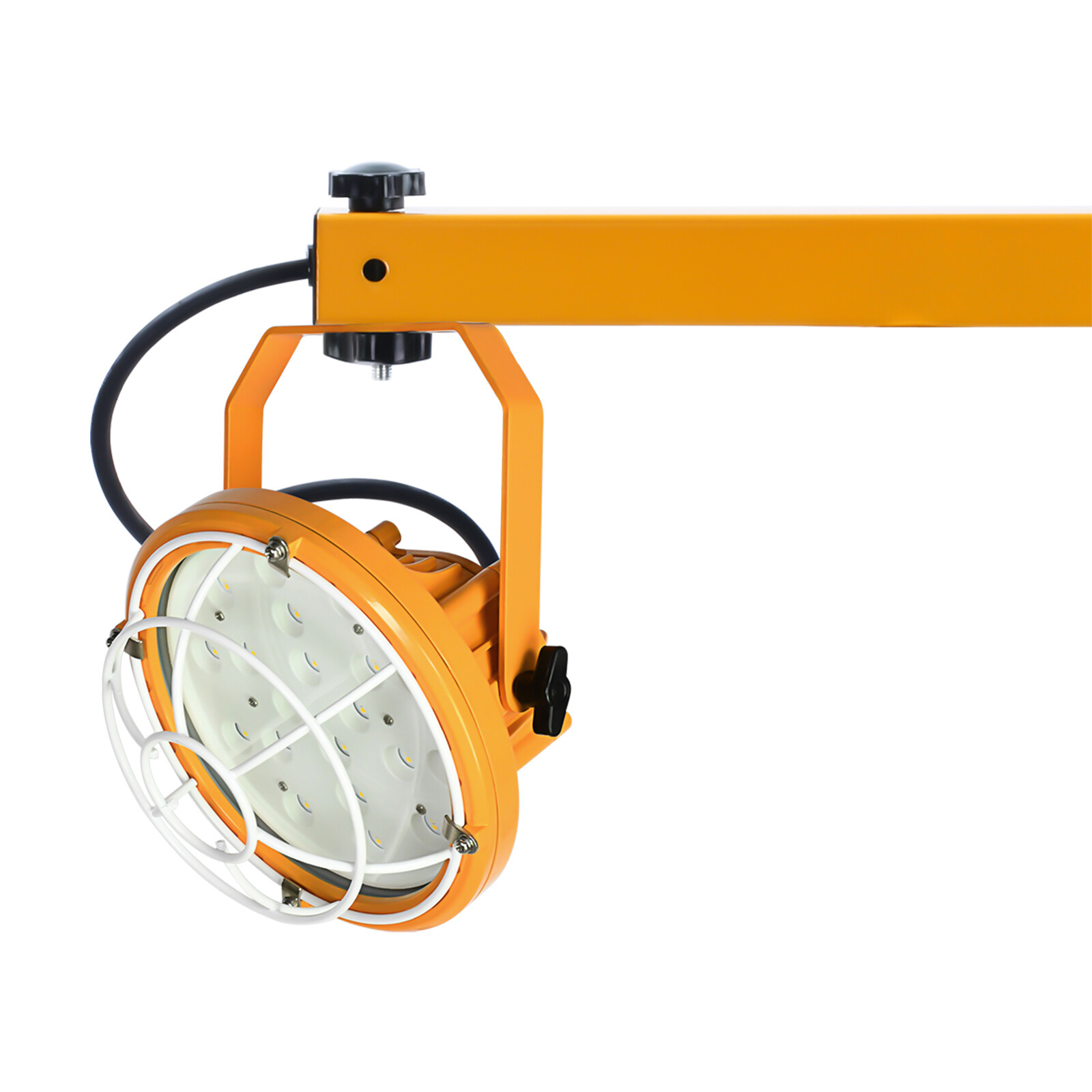 Outdoor Loading Dock Light LED Facility Lighting Fixture 360 Swing Arm Lamp 50W