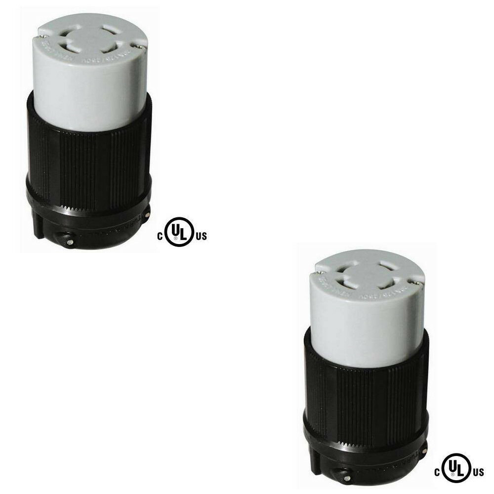 OCSParts L14-30R Generator Connector, 30A, 125/250V, NEMA L14-30R (Pack of 2)