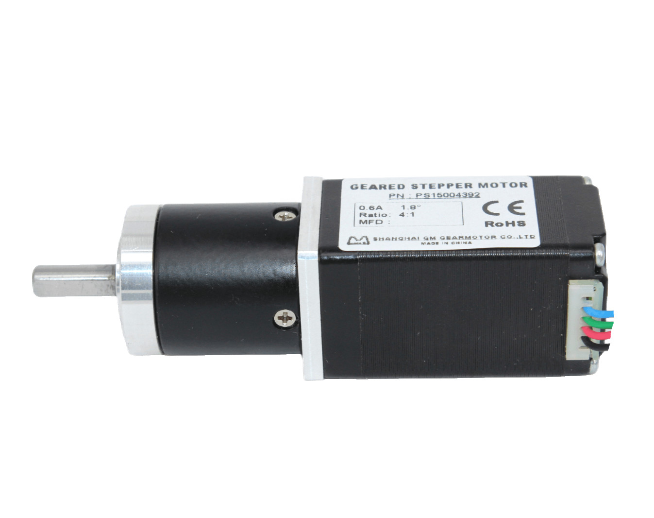 PL28 Planetary Gearbox NEMA 11 Stepper Motor 0.6A Ratio 3~100:1